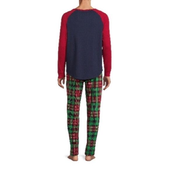 Mens Long Sleeve Sleep Pajama Lounge 2-Piece Set 2-Pack Size L - Picture 9 of 9